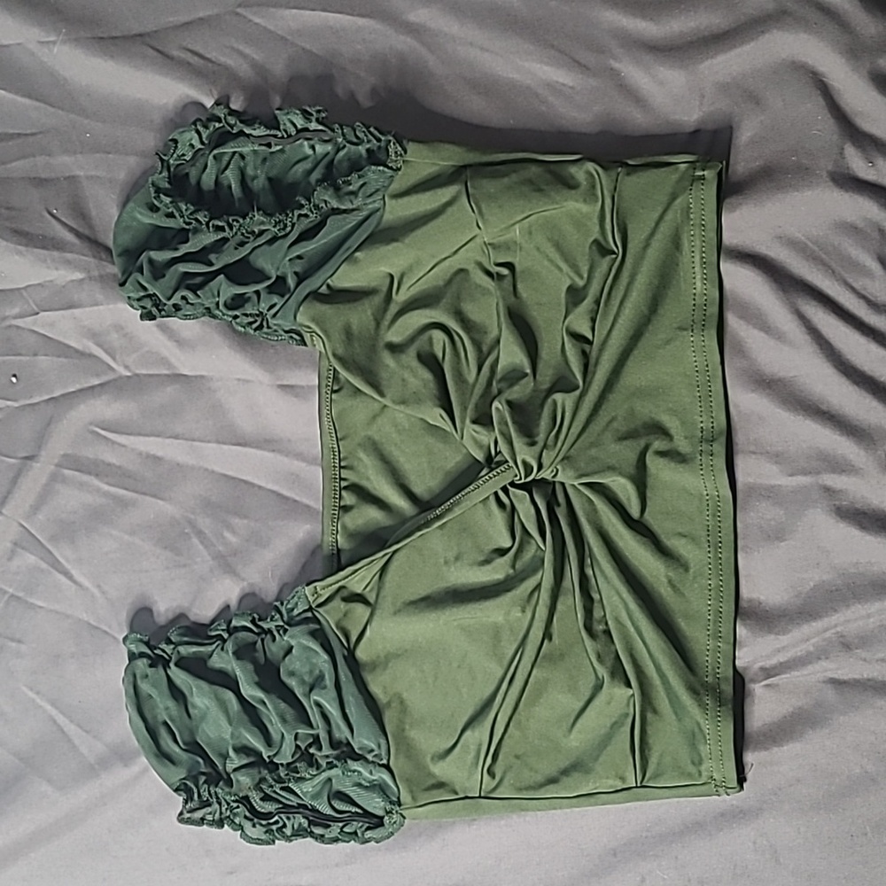 Women's Cropped Fairy Core Twisted Tube Top